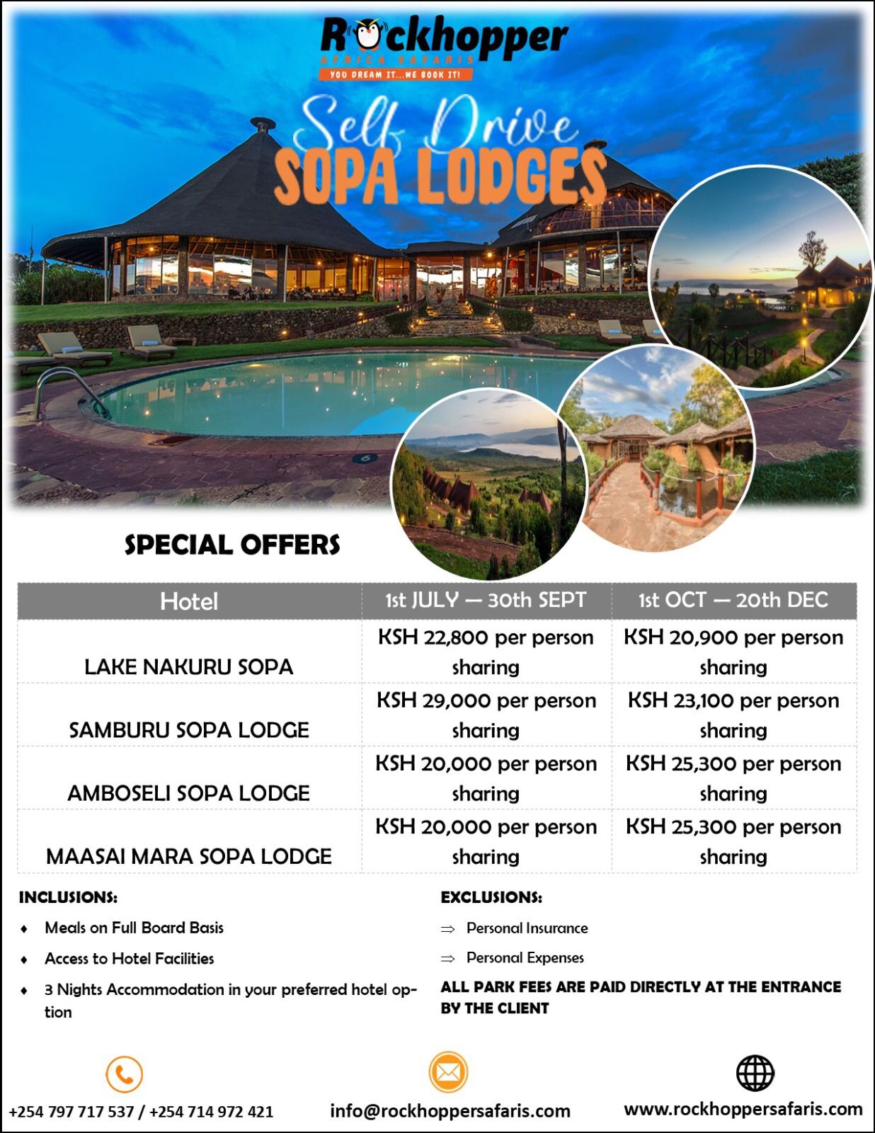 SOPA LODGES – RockHopper Safaris